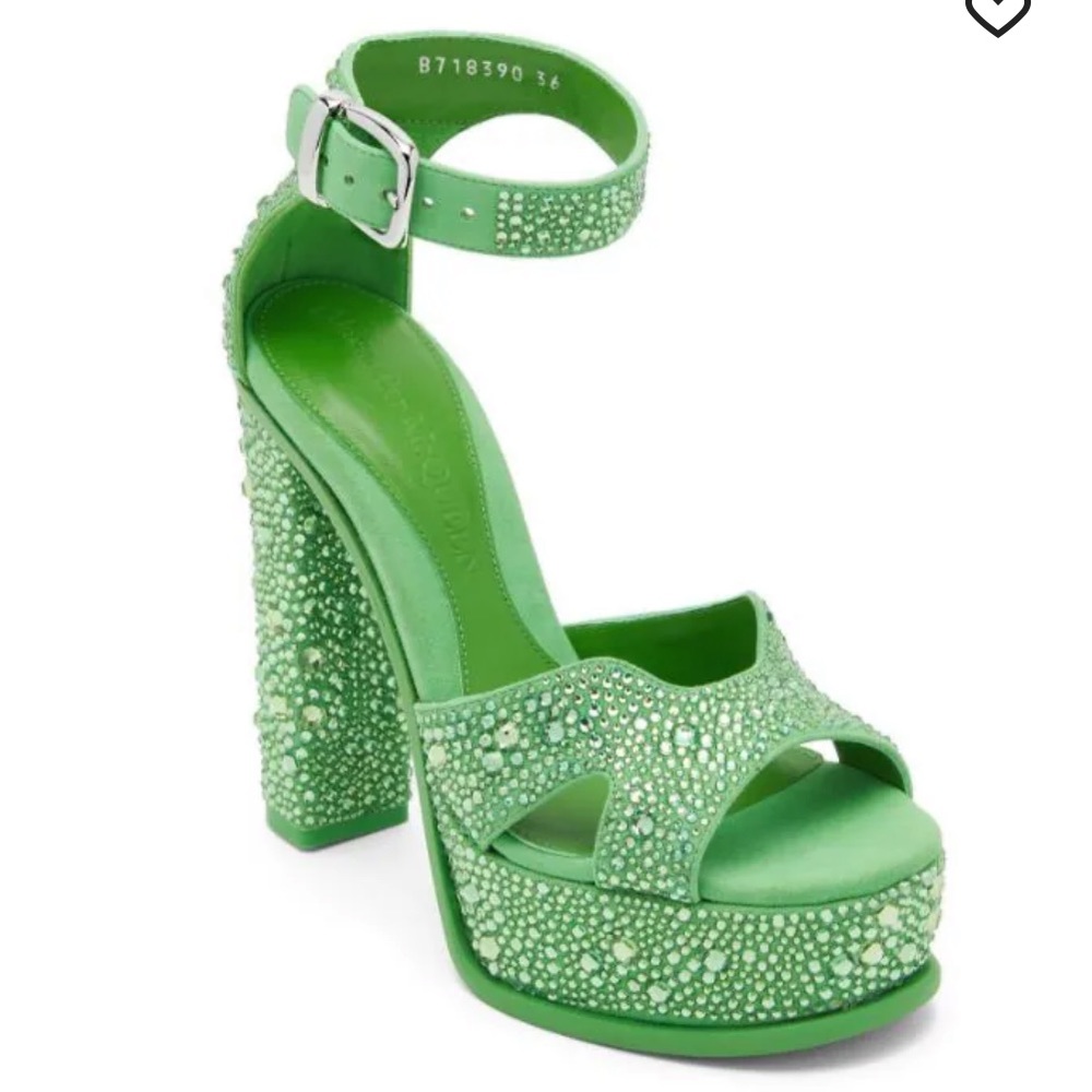 Alexander McQueen Platform Butterfly 135mm sandals, 39.5!